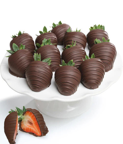 Dark Belgian Chocolate Covered Strawberries