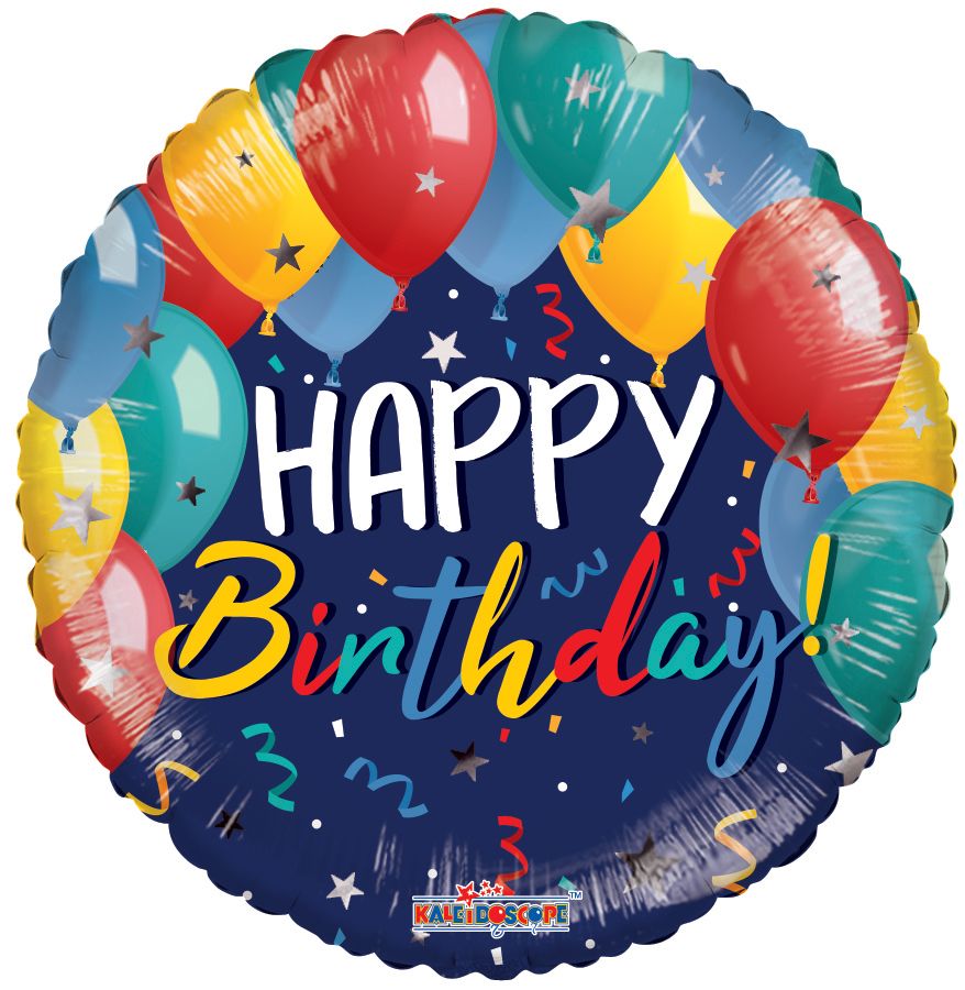 Birthday Printed Balloons 18"