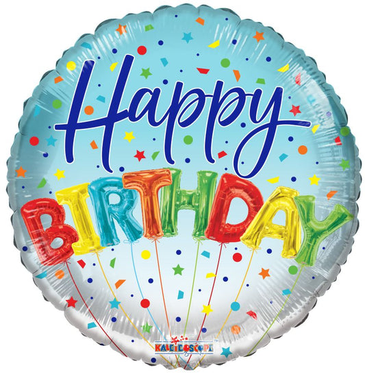 Birthday Printed Balloons 18"