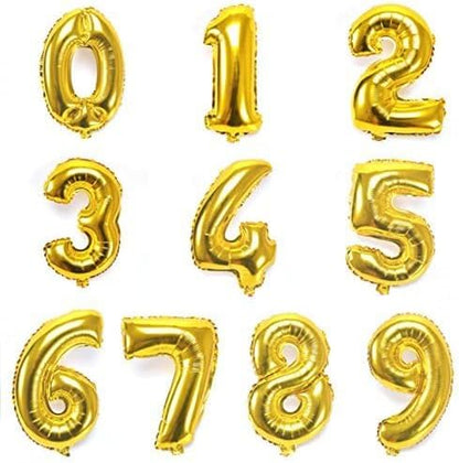Number  Balloons 34"