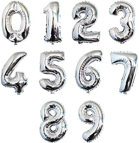 Number  Balloons 34"