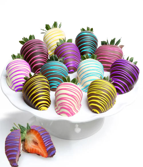 Spring Colors Mix Chocolate Covered Strawberries